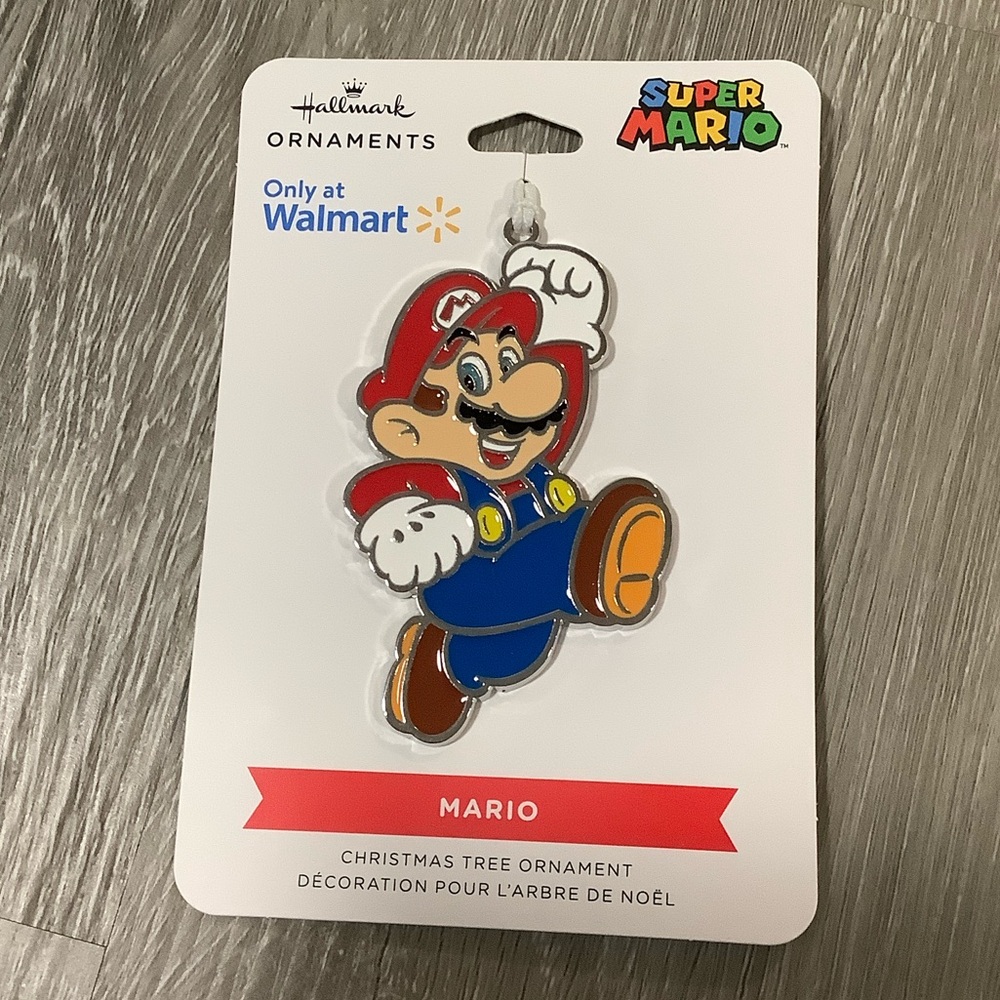 Mario Metal Hallmark Christmas Ornament